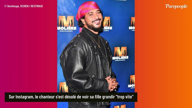 Slimane papa : photo de son adorable fille au prénom précieux grandit trop vite