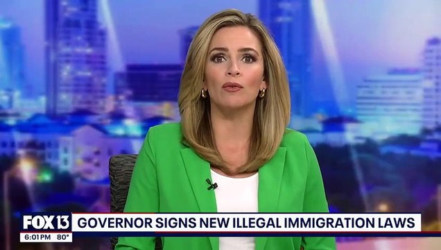 Le gouverneur de Floride a signé des projets de loi qui alourdissent les peines de prison pour les migrants irréguliers s'ils sont reconnus coupables de conduite sans permis ou d'avoir commis des délits et des crimes