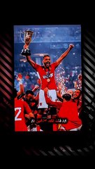 حاله وتس محمود كهربا لاعب النادي الاهلي.