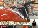 Empresa Toro Motorcycles genera empleos directos e indirecto en el estado Carabobo