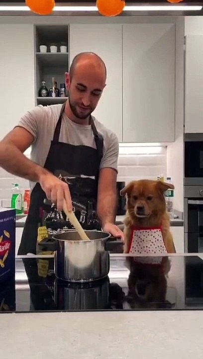 His reaction 