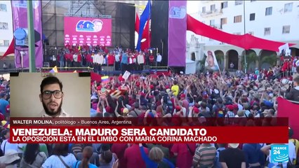 Walter Molina: "La postulación a la presidencia de Nicolás Maduro no cambia nada"