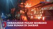 Kebakaran Melanda Pasar Sembako dan Rumah Warga di Kota Bambu Utara Jakbar