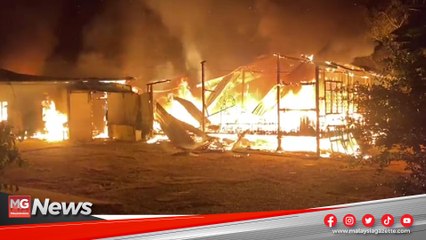 MG Viral : Abang Maut, Adik Melecur Dalam Kebakaran di Felda Tersang