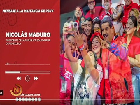 Jefe de Estado agradece respaldo de la militancia revolucionaria rumbo a los comicios presidenciales