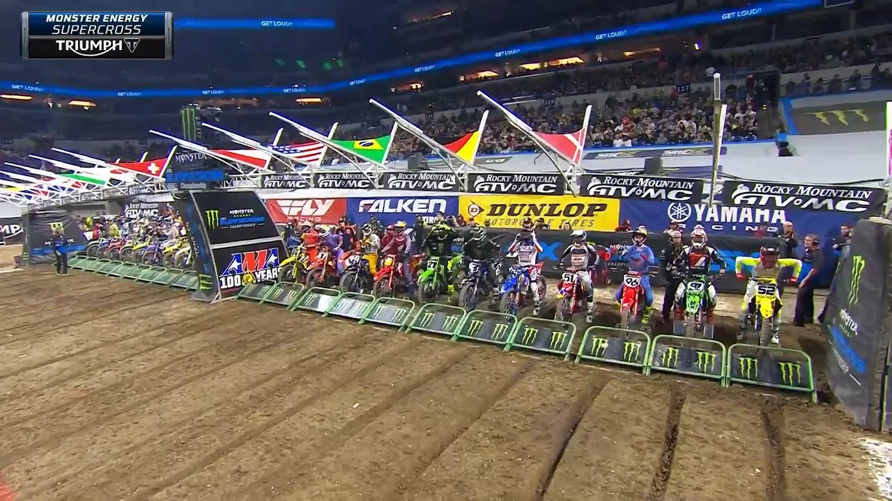 2024 AMA Supercross Indianapolis 450SX Race 1 video Dailymotion