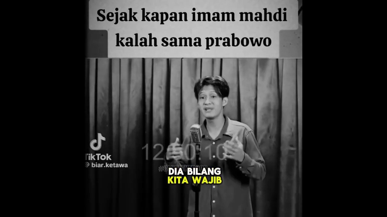 BIKIN NGAKAK!! SEJAK KAPAN IMAM MAHDI KALAH SAMA PRABOWO