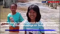 Sungai Batanghari Meluap, Banjir Masih Merendam Ratusan Rumah di Muarojambi
