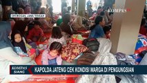 Kapolda Jateng Kunjungi Posko Pengungsian, Berikan Hiburan bagi Anak-Anak Korban Banjir Grobogan