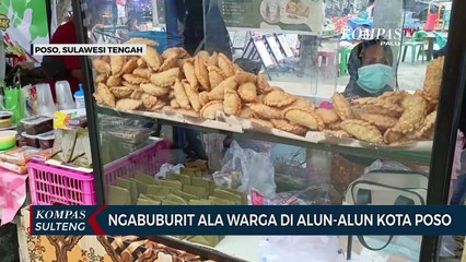 Ngabuburit Ala Warga di Alun-alun Kota Poso