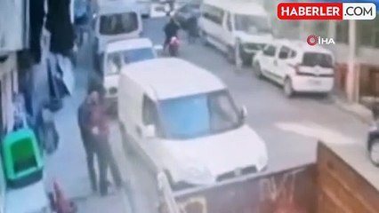 Kağıthane'de silahlı saldırı kamerada: Hedefini vuramayınca iş yerine sıkıp kaçtı