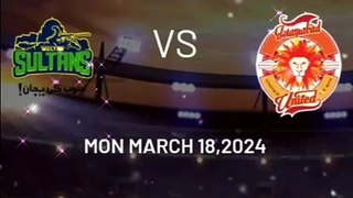 Pakistan Super League 2024 | Today Semi Final Multan Sultans  Islamabad United Final Match | Zain Studio Nice