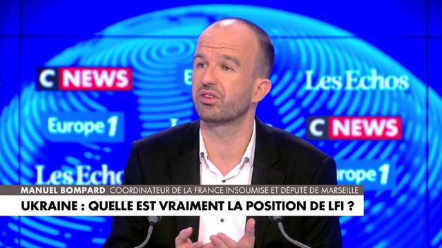 Manuel Bompard : «On peut à la fois condamner la violation du droit international qui a été l'attaque de Vladimir Poutine et considérer que la manière d'y répondre ne peut pas être l'escalade vers la guerre générale»
