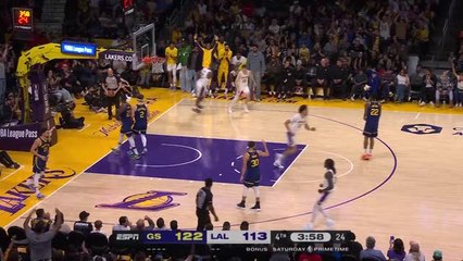 Download Video: Curry triumphs over LeBron in Warriors-Lakers