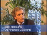 Erick Rostagnat Dg en charge des Finances GL Events