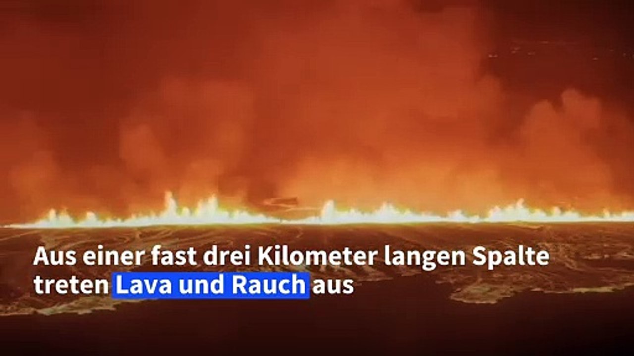 Vulkan nahe Reykjavik ausgebrochen