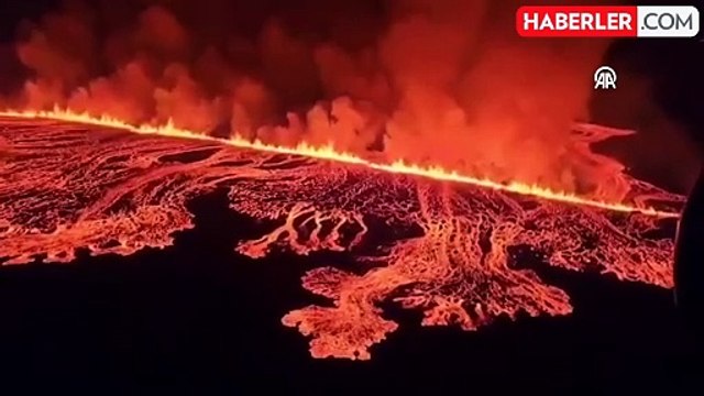 İzlanda'da son 3 ayda 4. yanardağ patlaması! Bölgede OHAL ilan edildi, vatandaşlar kısa mesajla tahliye edildi
