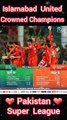 Islamabad United crowned champions of HBL PSL 9 | Zain Studio Nice