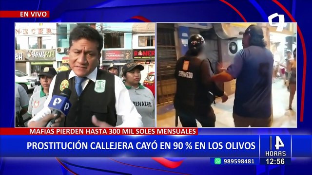 Los Olivos: meretrices insultan y agreden a serenas 'Las Panteras' tras ser intervenidas