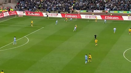 GOAL  Hugo Bueno   Wolves 2-1 Coventry City  Quarter-final  Emirates FA Cup 2023-24