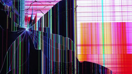 Easy Tutorial: Realistic Broken TV Screen Effect in 4K