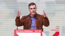 Pedro Sánchez: “El proyecto de la derecha es un estado de excepción permanente en Cataluña”