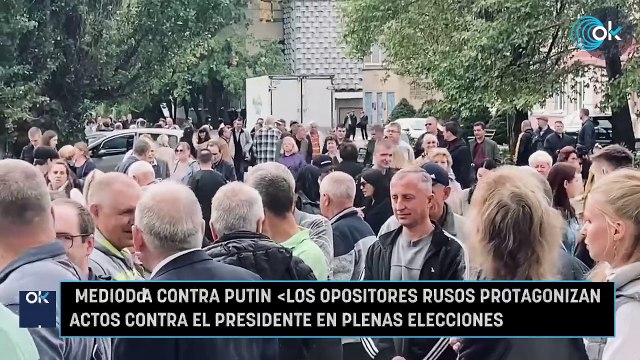 'Mediodía contra Putin': los opositores rusos protagonizan actos contra el presidente en plenas elecciones