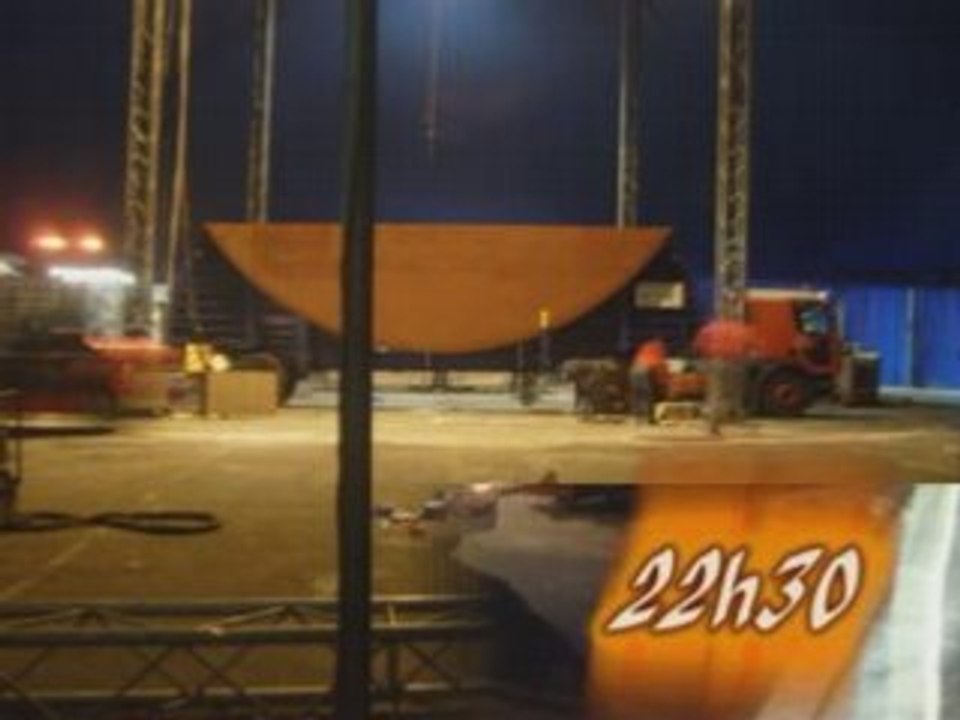 Démontage du cirque gruss