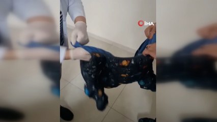 Dilencinin parayı sakladığı yer pes dedirtti