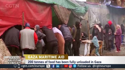 The 'Open Arms' arrives in Gaza to carry out aid delivery by sea.