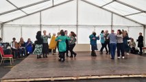 A song and dance at St Patrick's Day in Newry