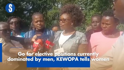 Go for elective positions currently dominated by men, KEWOPA tells women