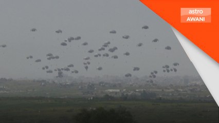 Dua pesawat hantar bantuan makanan ke Gaza