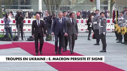 Troupes en Ukraine : Emmanuel Macron persiste et signe