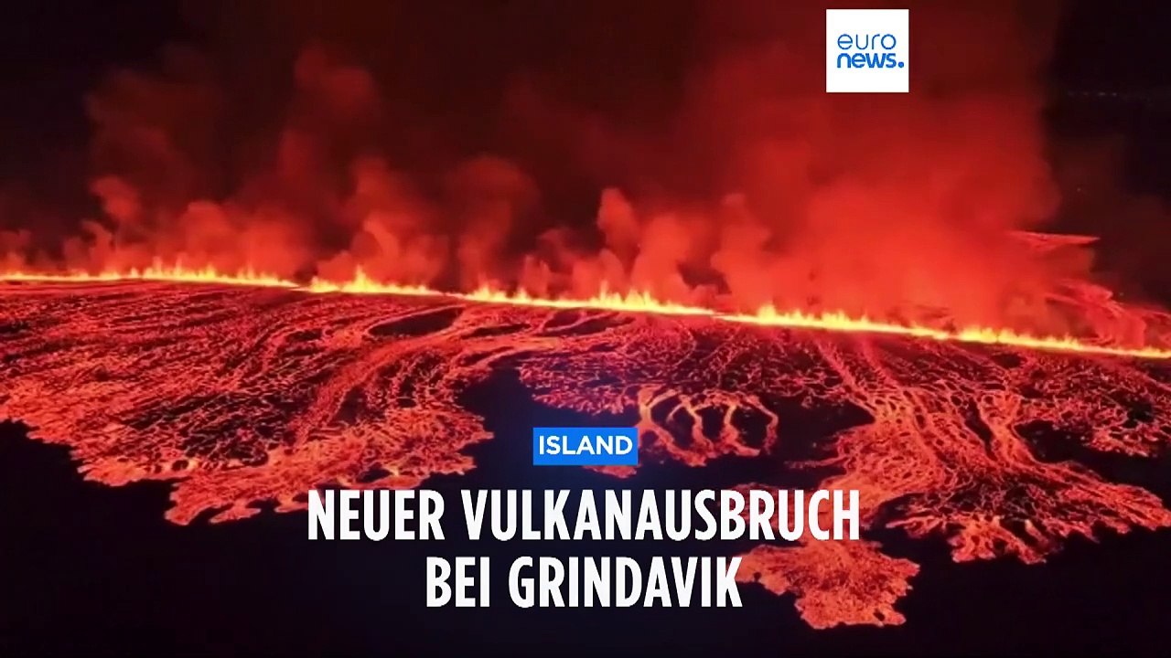 Neuer Vulkanausbruch bei Grindavik