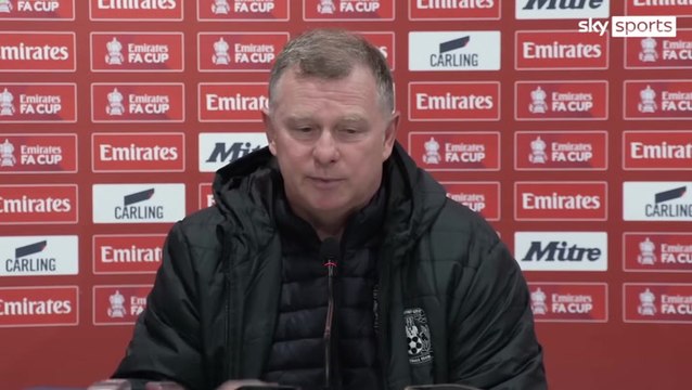 Coventry boss Mark Robins apologies to ball boy after ‘disgusting’ FA Cup goal celebration