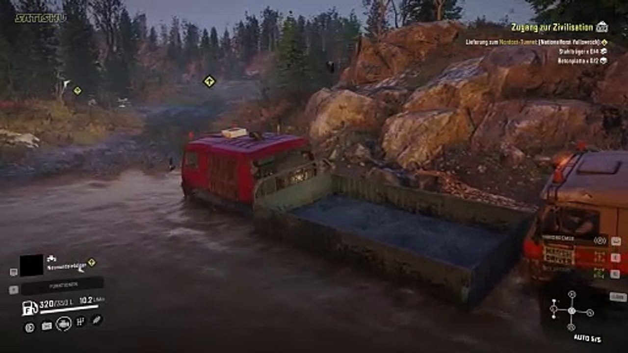 Die Autos hier sehen nicht sehr glücklich aus. SnowRunner #429