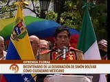 Conmemoran bicentenario del nombramiento de Simón Bolívar como Ciudadano Honorario de México