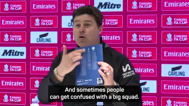 Pochettino brings out match programme to prove injury record