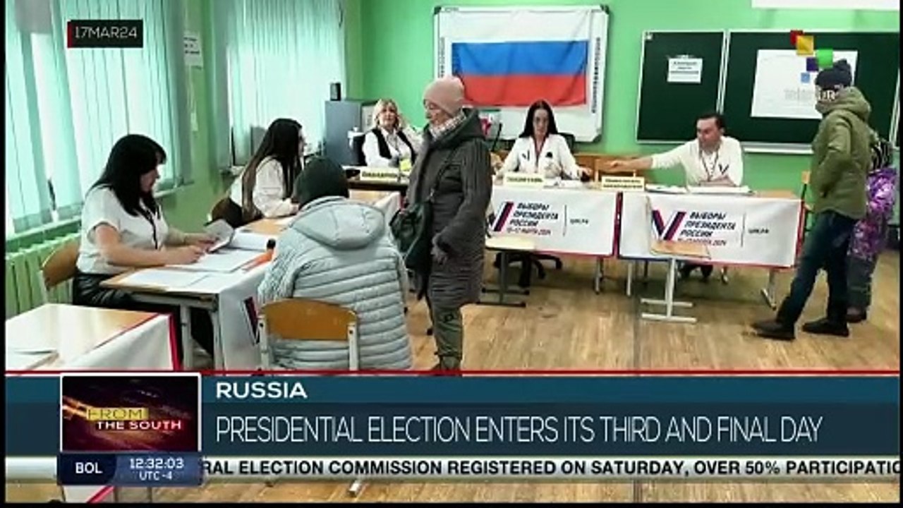 FTS 12:30 17-03: Russia registers high turnout in presidential elections