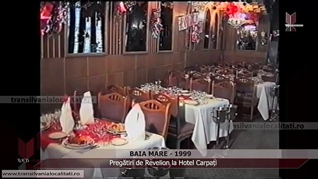 BAIA MARE 1999 - Pregătiri de Revelion la Hotel Carpați
