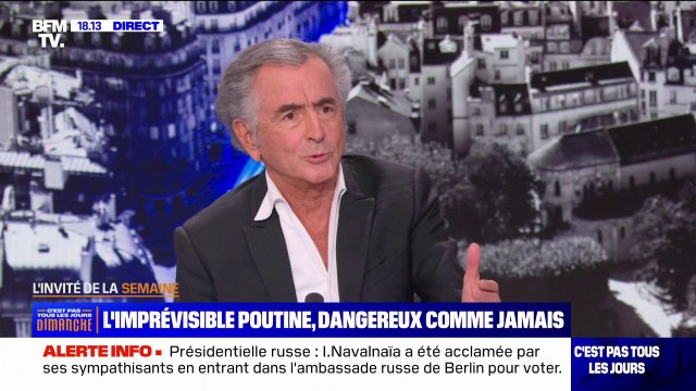 Bernard-Henri Lévy: Je pense que Poutine est notre ennemi aujourd'hui