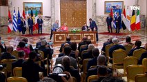 الرئيس السيسي يشهد مراسم توقيع اتفاقيات القادة الأوروبيين