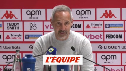 Hütter : « La meilleure équipe n'a pas gagné aujourd'hui » - Foot - L1 - Monaco