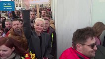 La viuda de Navalni participa en los actos de protesta contra Putin