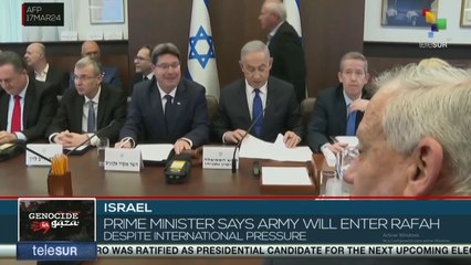 Israeli Prime Minister confirms Rafah invasion despite international pressure