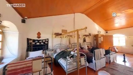 Gelibolu'daki Sıhhiye Müzesi FPV dronla görüntülendi