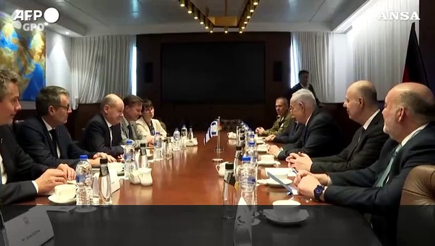 Gaza, Scholz: C'e' bisogno di un accordo sugli ostaggi