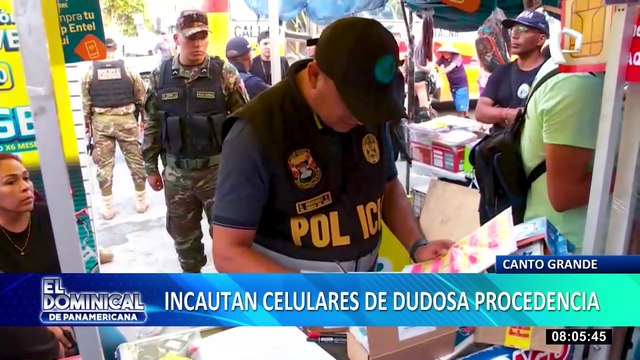 SJL: más de 10 detenidos deja operativo en mercado donde se vendía celulares de dudosa procedencia