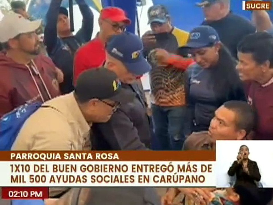 Sucre | Habitantes de Carúpano recibieron ayudas técnicas a través del 1X10 del Buen Gobierno